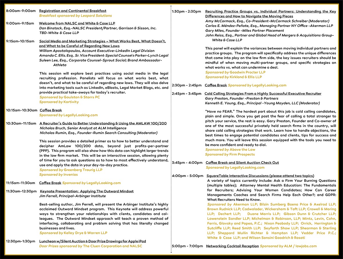 2018 NALSC Symposium