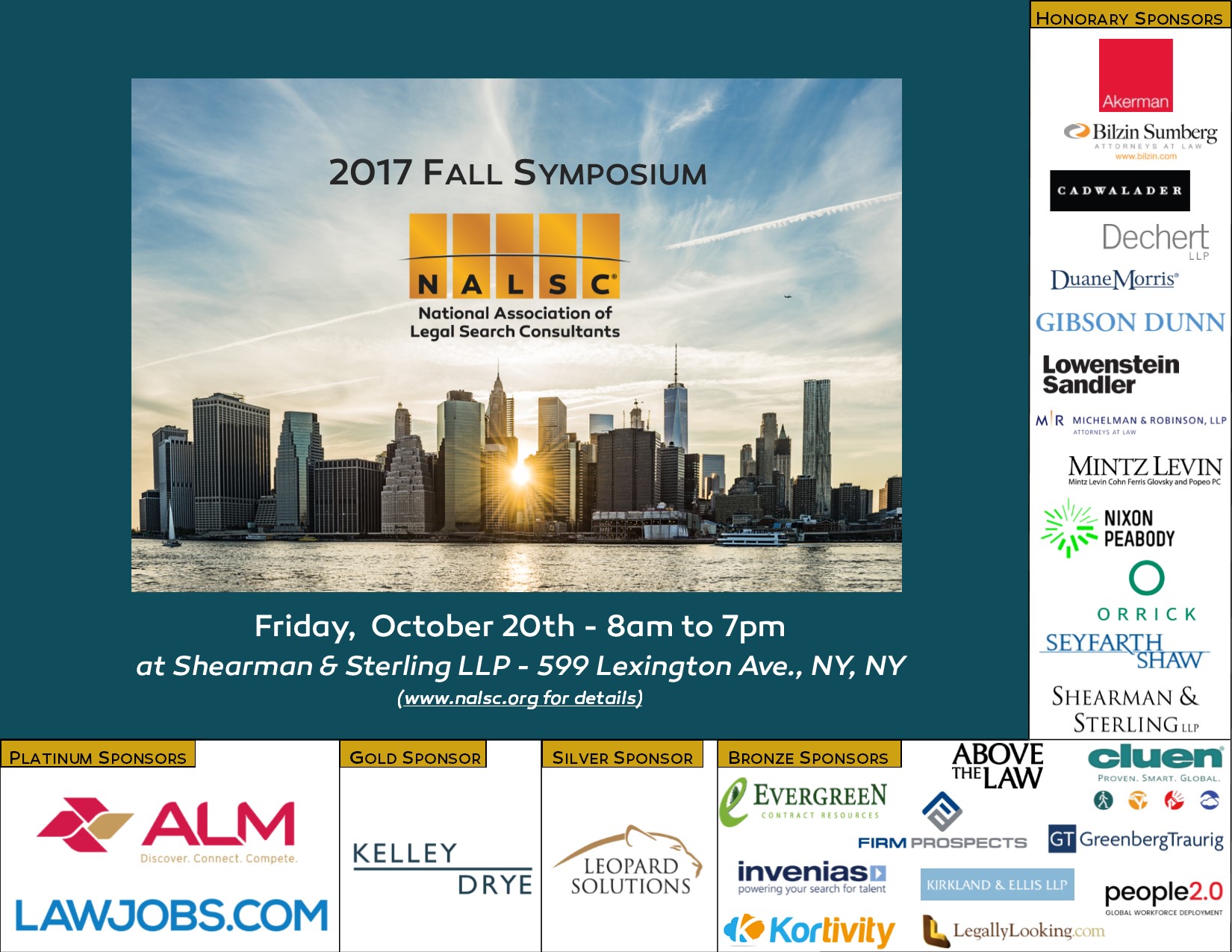 NALSC 2017 Fall Symposium